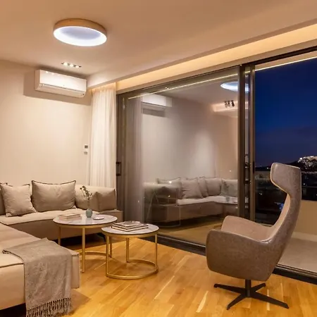 Elegant Penthouse With Acropolis View Athens