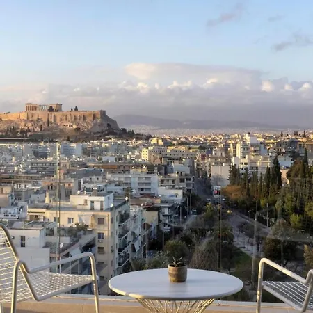 Elegant Penthouse With Acropolis View Apartment